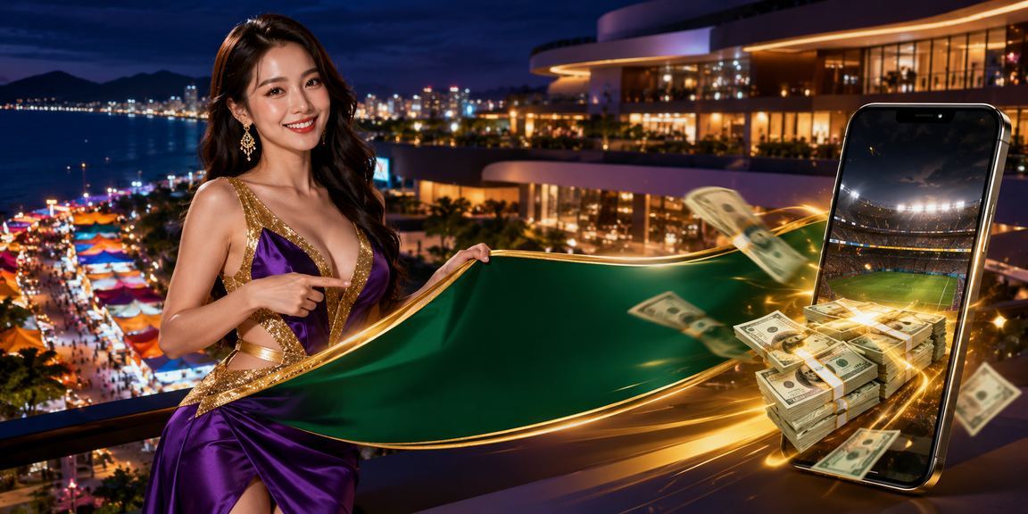 Người dùng tận hưởng cá cược trực tuyến tại chợ đêm Nha Trang với điện thoại Android